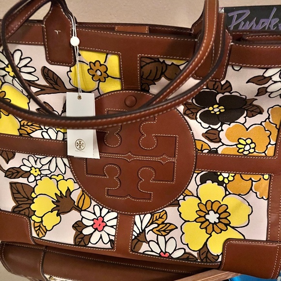 Tory Burch Leather Ella Quad - Picture 1 of 3